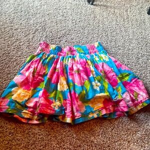 Hollister floral skirt size small